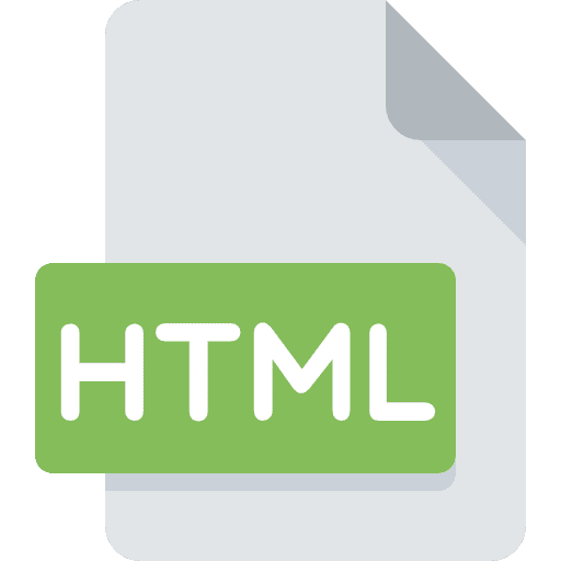 Html extension format html icon Html extension format html icon