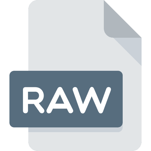 Raw files and folders file extension icon Raw files and folders file extension icon