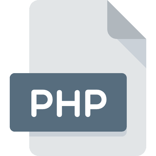 Php file extension files and folders icon Php file extension files and folders icon