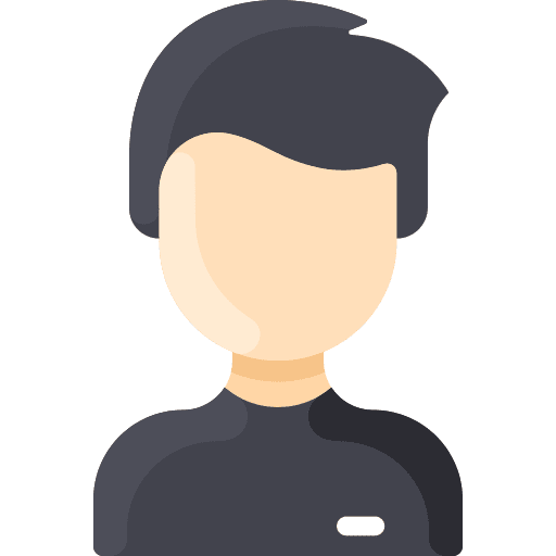 Man man profile white man icon