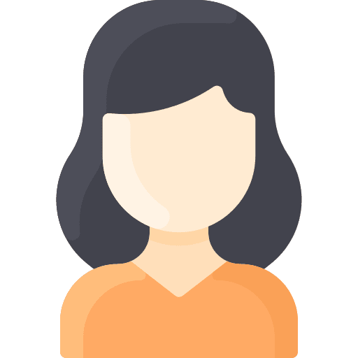 Woman profile person account icon