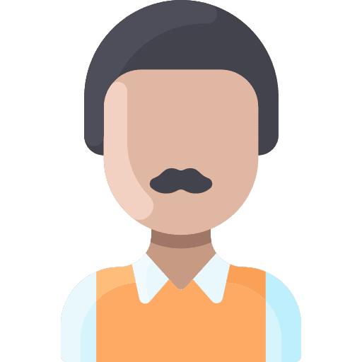 Man person profile hispanic icon Man person profile hispanic icon