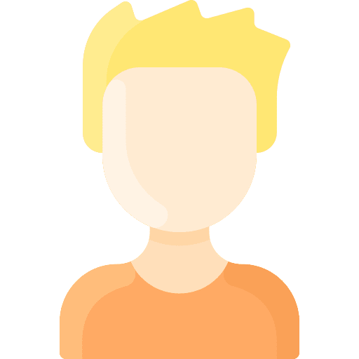 Man spiky hair user avatar icon Man spiky hair user avatar icon