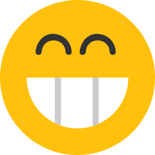 Happy happy smiley emoji icon