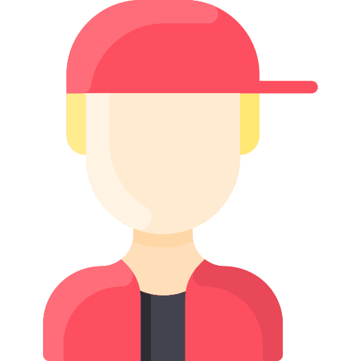 Man man cap avatar icon Man man cap avatar icon