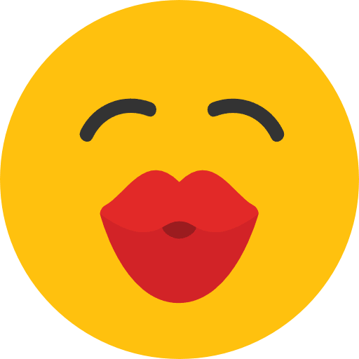 Kissing feelings smileys kissing icon Kissing feelings smileys kissing icon
