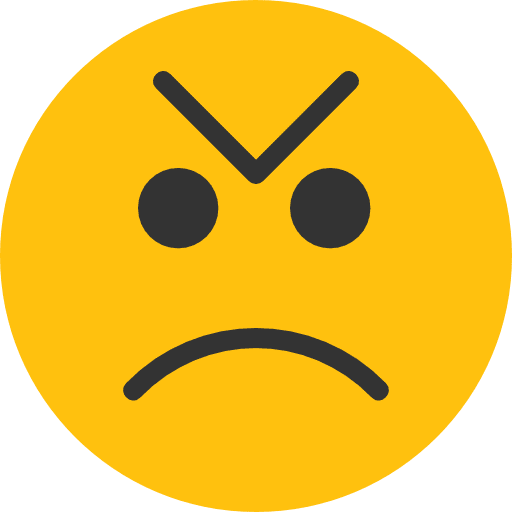 Mad smiley feelings emoticon icon Mad smiley feelings emoticon icon