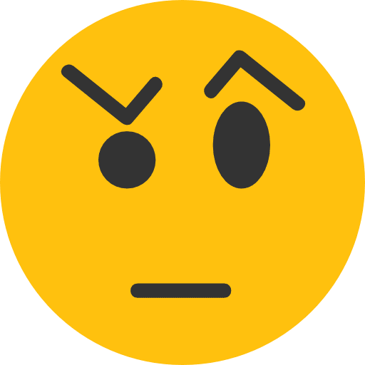 Suspicious smileys emoji emoticons icon Suspicious smileys emoji emoticons icon