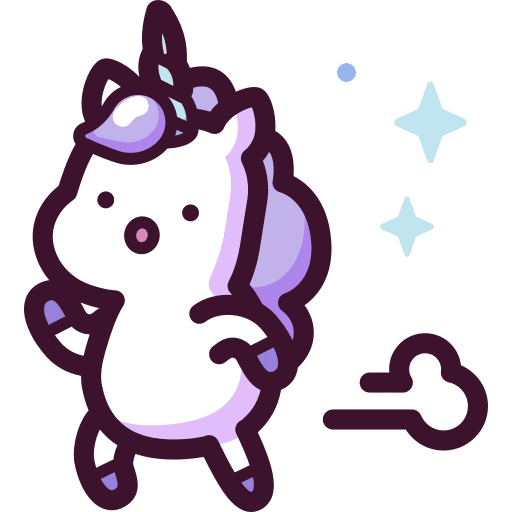 Unicorn smileys fantasy hurry icon