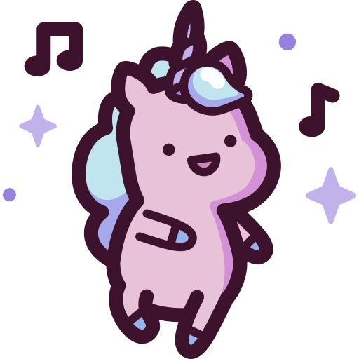 Unicorn unicorn fairy tale avatar icon