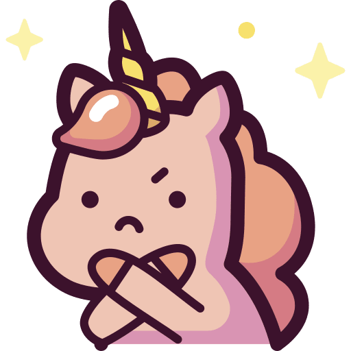 Unicorn avatar feelings unicorn icon