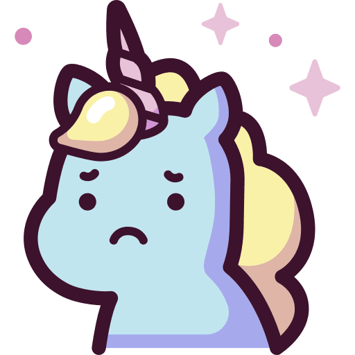 Unicorn fairy tale folklore animals icon