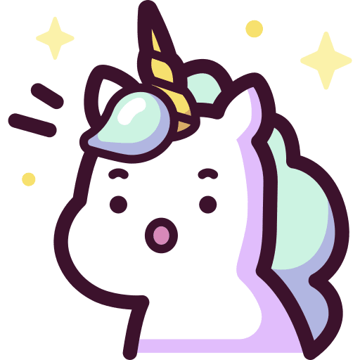 Unicorn smileys animals fantasy icon