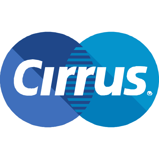 Cirrus payment method business brands and logotypes icon Cirrus payment method business brands and logotypes icon
