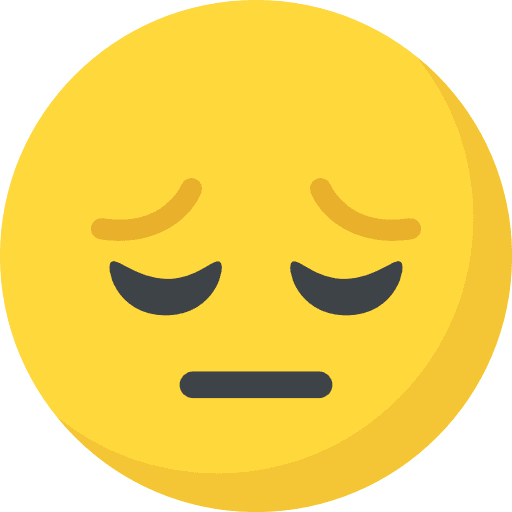 Sad miserable emoji smileys sad icon