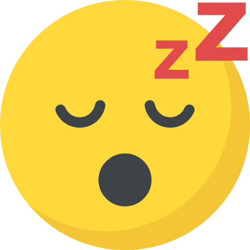 Sleeping sleeping smileys emoji icon