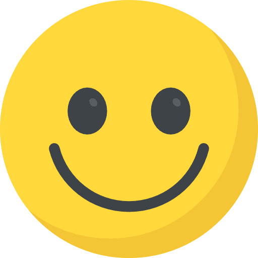 Smile happiness happy feelings icon