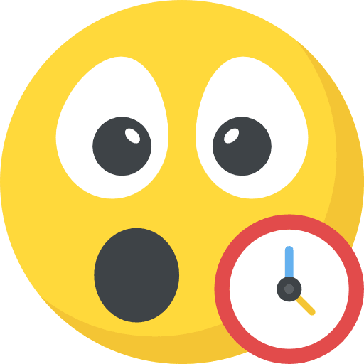 Late smileys feelings emoticons icon