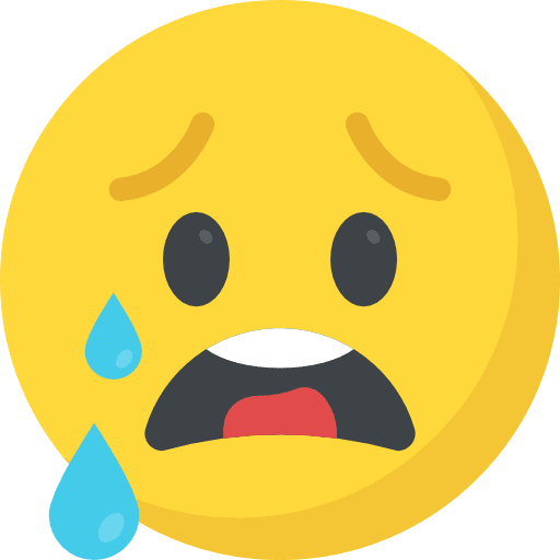 Nervous smileys emoticons feelings icon