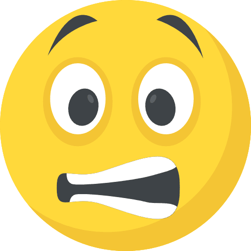 Scared emoticon feelings emoticons icon