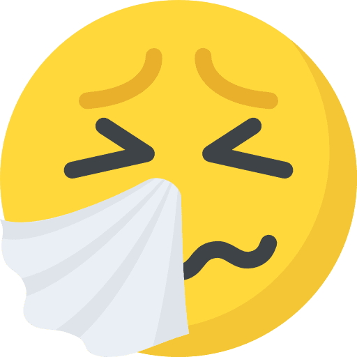 Sick emoji sick smileys icon