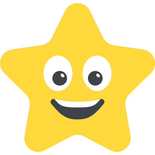 Star star emoticons smileys icon