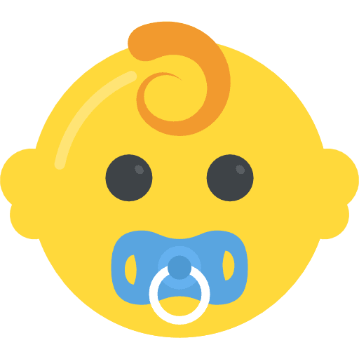 Baby emoticons smileys feelings icon