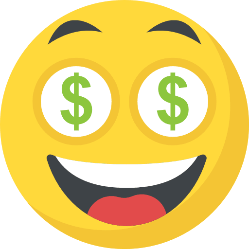 Greed feelings smileys greed icon