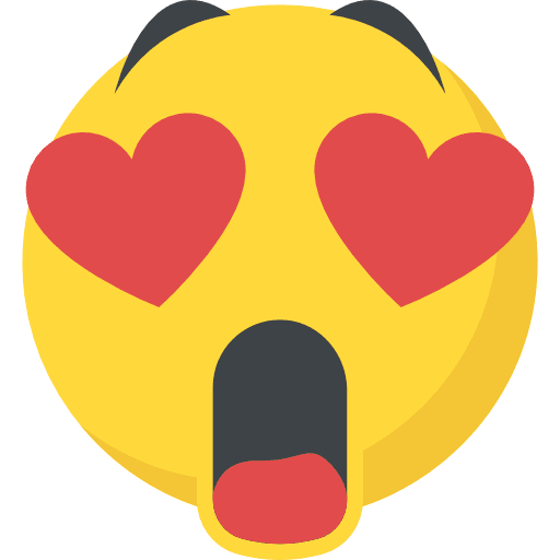 In love smileys emoji in love icon