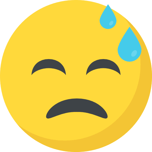 Nervous smileys emoticons nervous icon