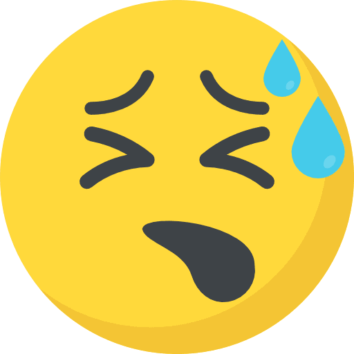 Nervous smileys feelings nervous icon