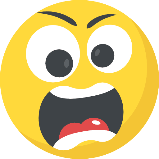 Outrage emoji emoticons outrage icon