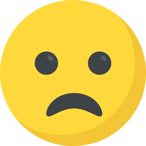Sad miserable emoji sad feelings icon