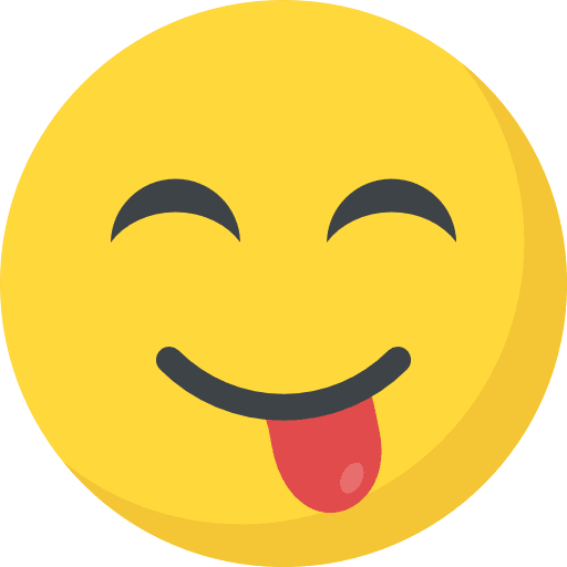 Tongue smileys taste emoticons icon