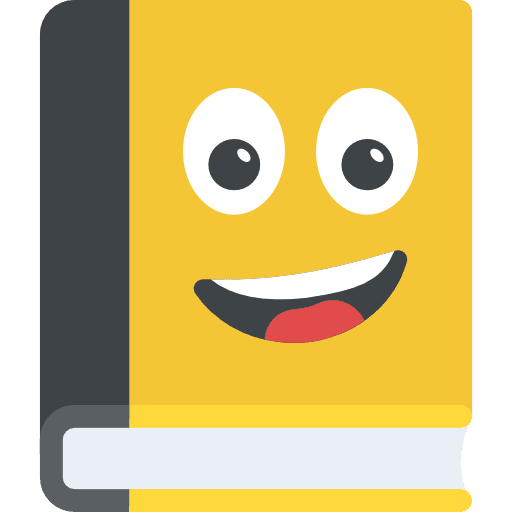 Book smileys book feelings icon