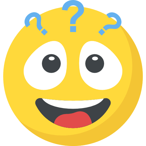 Dubious feelings smileys emoji icon