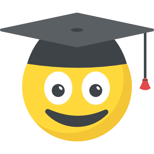 Graduated emoticons emoji smileys icon