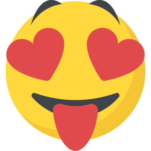In love emoji emoticons in love icon