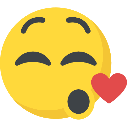 Kiss emoji smileys emoticons icon