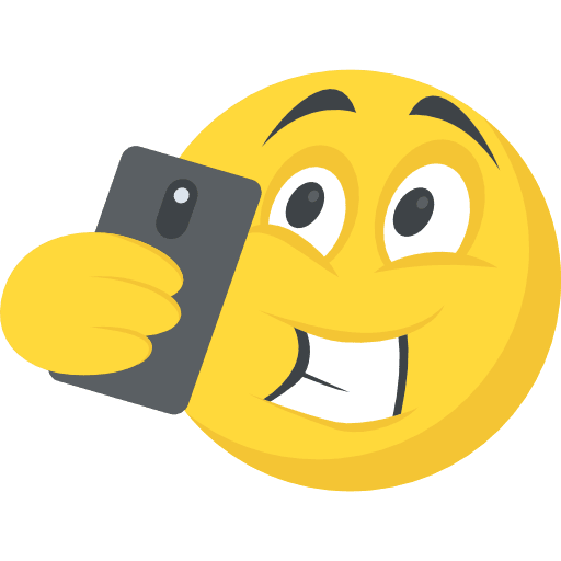 Selfie smileys selfie emoticons icon