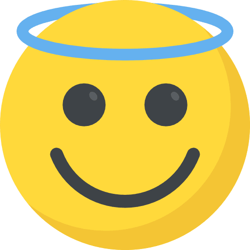 Angel smileys angel emoji icon