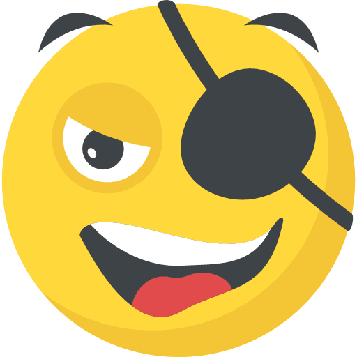 Pirate feelings emoji emoticons icon