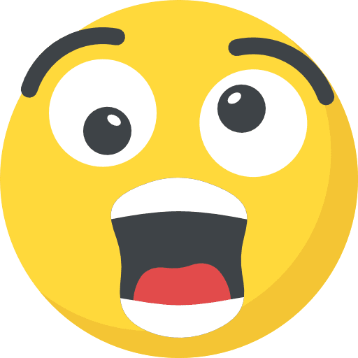 Shocked shocked smileys emoji icon