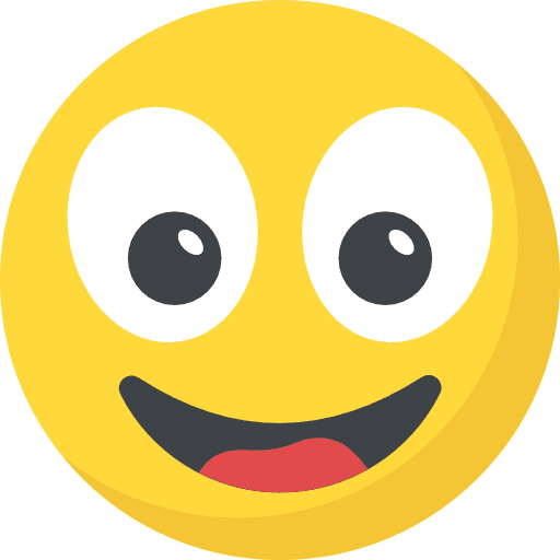 Happy happy feelings emoji icon