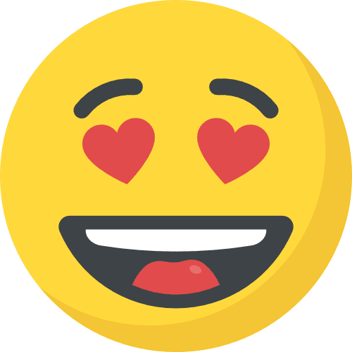 In love emoticons in love smileys icon