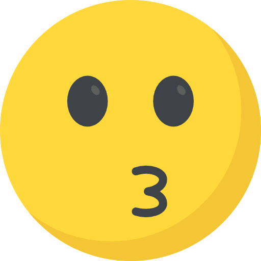 Kiss feelings smileys kiss icon