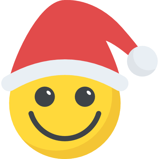 Santa claus christmas emoji smileys icon