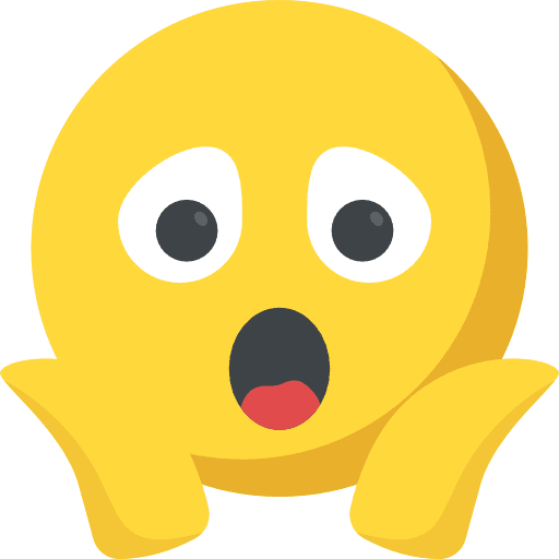 Shocked feelings shocked emoji icon