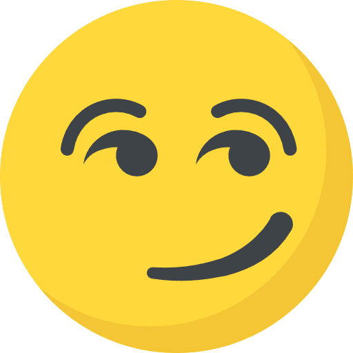 Cool feelings emoji emoticons icon