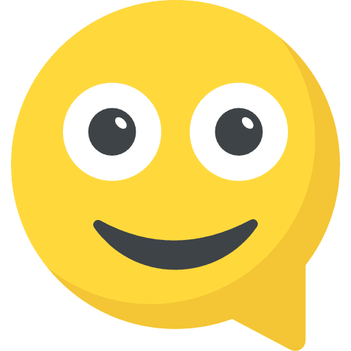 Happy emoji happy feelings icon